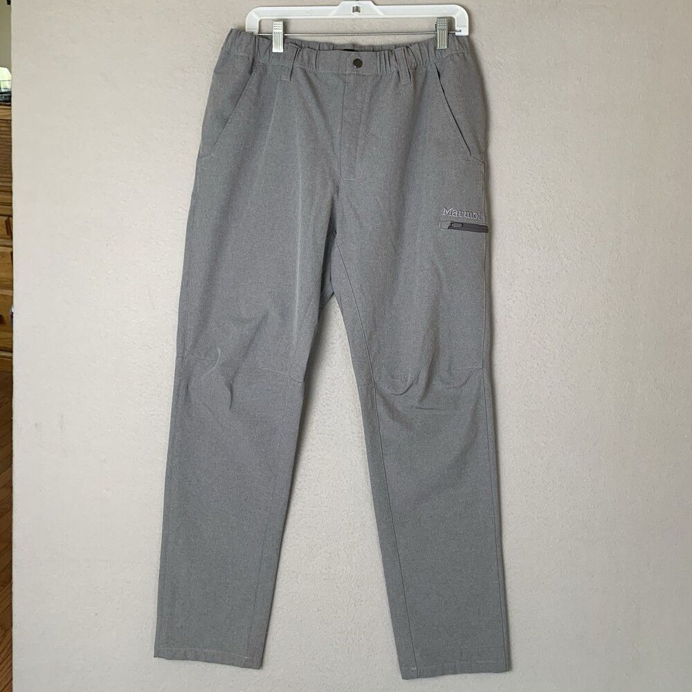 Marmot Pant Men XL Gray Urban Stride Outdoor Hiking Rain Camping Gorpcore